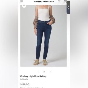 Citizens of Humanity Chrissy jeans size 28